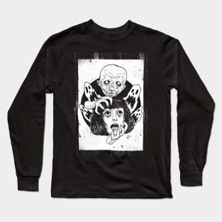 Head Haunter Inktober version (white print) Long Sleeve T-Shirt